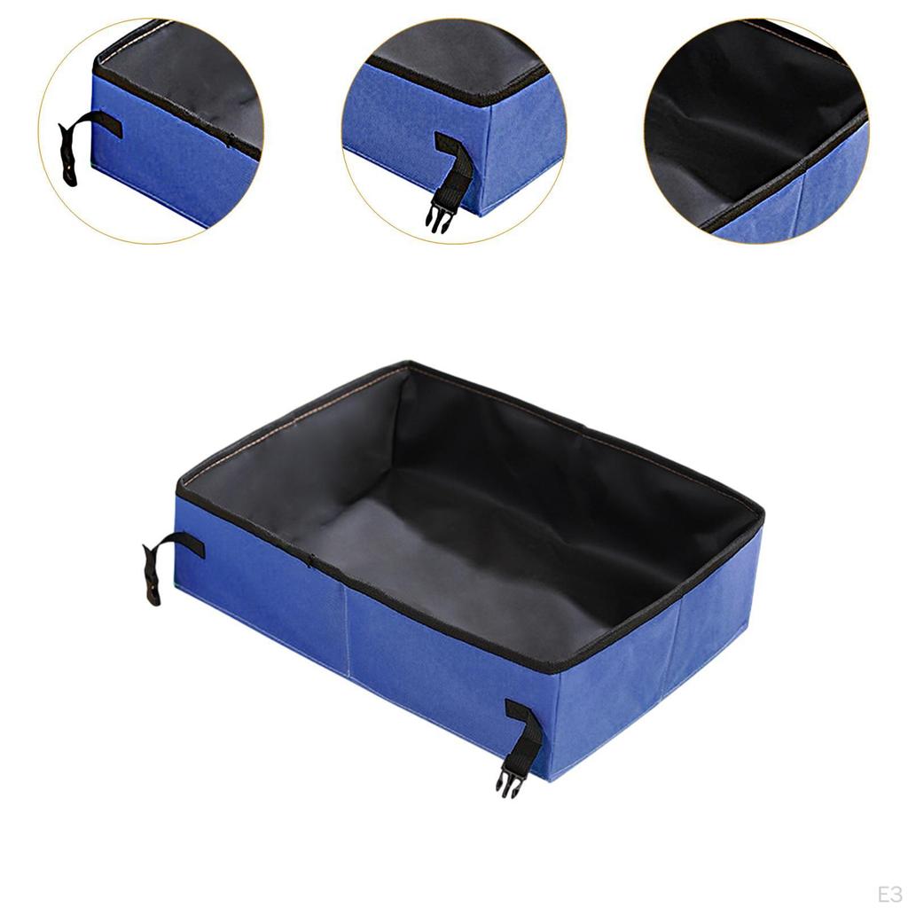 Katzentoilette, Katzenstreuwanne, Tragbarer Träger, Offene Haustier-Kätzchenwanne für Van