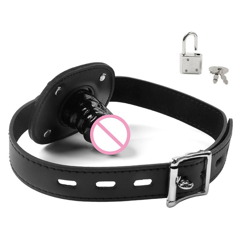 Open Mouth Dildo Gag Penis Plug Oral Sex Toys For Women Men Bdsm Bondage Restraints Adult Games Sexyshop Couple Erotic Products