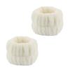 Plush Wrist Strap Face Wash Spa Bracelet Spa Bracer Absorbs Sweat Coral Fleece Waterproof Headband