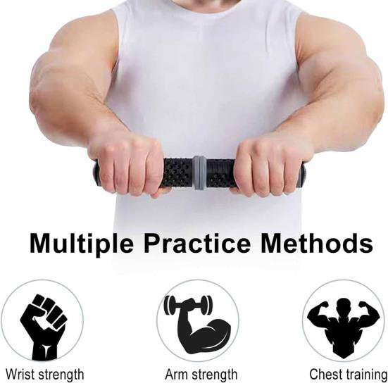 Antrenor de mânere cu răsucire pentru forța încheieturii mâinii, antebrațului, portabil, cu mâneră rotundă, pentru antrenament de forță pentru braț, încheietura mâinii, cot