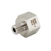 Adapter redukcyjny gwintowany M22x1.5 żeński na G1/4 męski BSP Stal nierdzewna 304 Czerwony