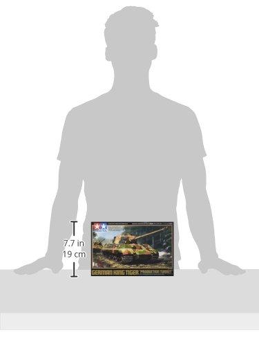 Tamiya 1/48 Military Miniature Series No. 36 German Army Heavy Tank King Tiger Henschel Turret Plastic Model 32536