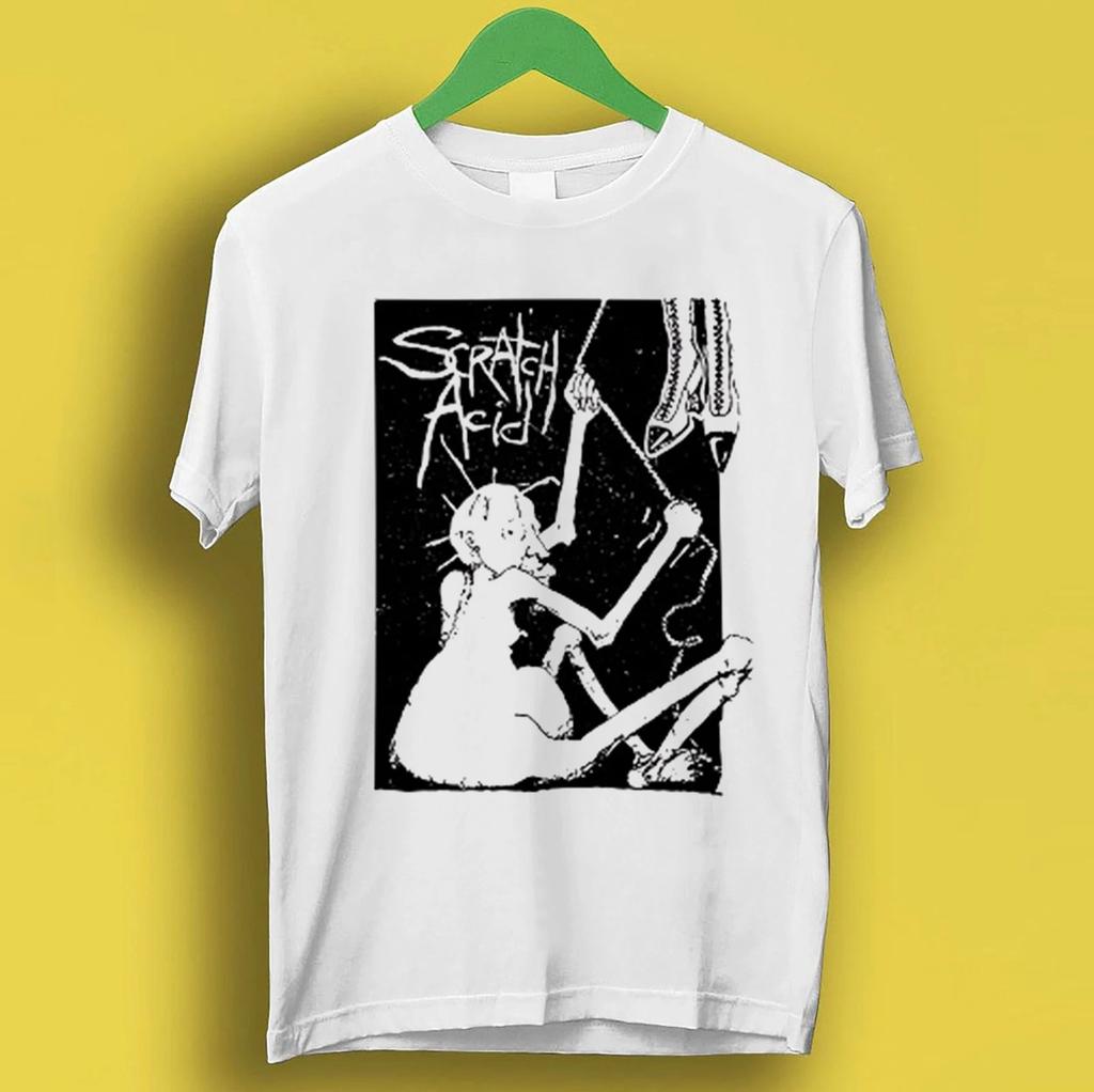 Scratch Acid Musikk Cardigan Rockegitar Brukt Av Musikk Gave T-skjorte P2831