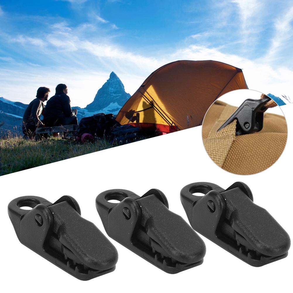 30Pcs Set Tent Awning Clamp Teeth Shaped Canopy Clip Anchor Gripper Tighten Tool Outdoor Camp Hiking Kit
