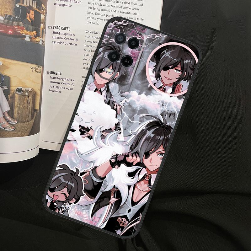 Coque de téléphone Genshin Impact Kaeya pour Oppo A74 A94 A54 A18 A38 A58 A78 A98 A40 A60 A80 A16 A76 A96 A15 A57S A17 A77