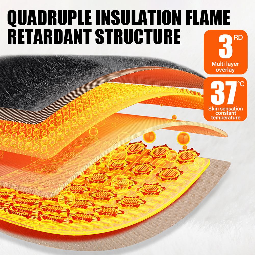 Winter Car Seat Heater Cover Universal Intelligent Switch Automatic Start Stop Temperature Auto Seat Warmer with for Car Van SUV