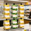Metal Food Holder Rack With 48 Clamps 3 Layer Design Durable Carbon Steel Storage Unit For Retail Store Household Cooking Area Use