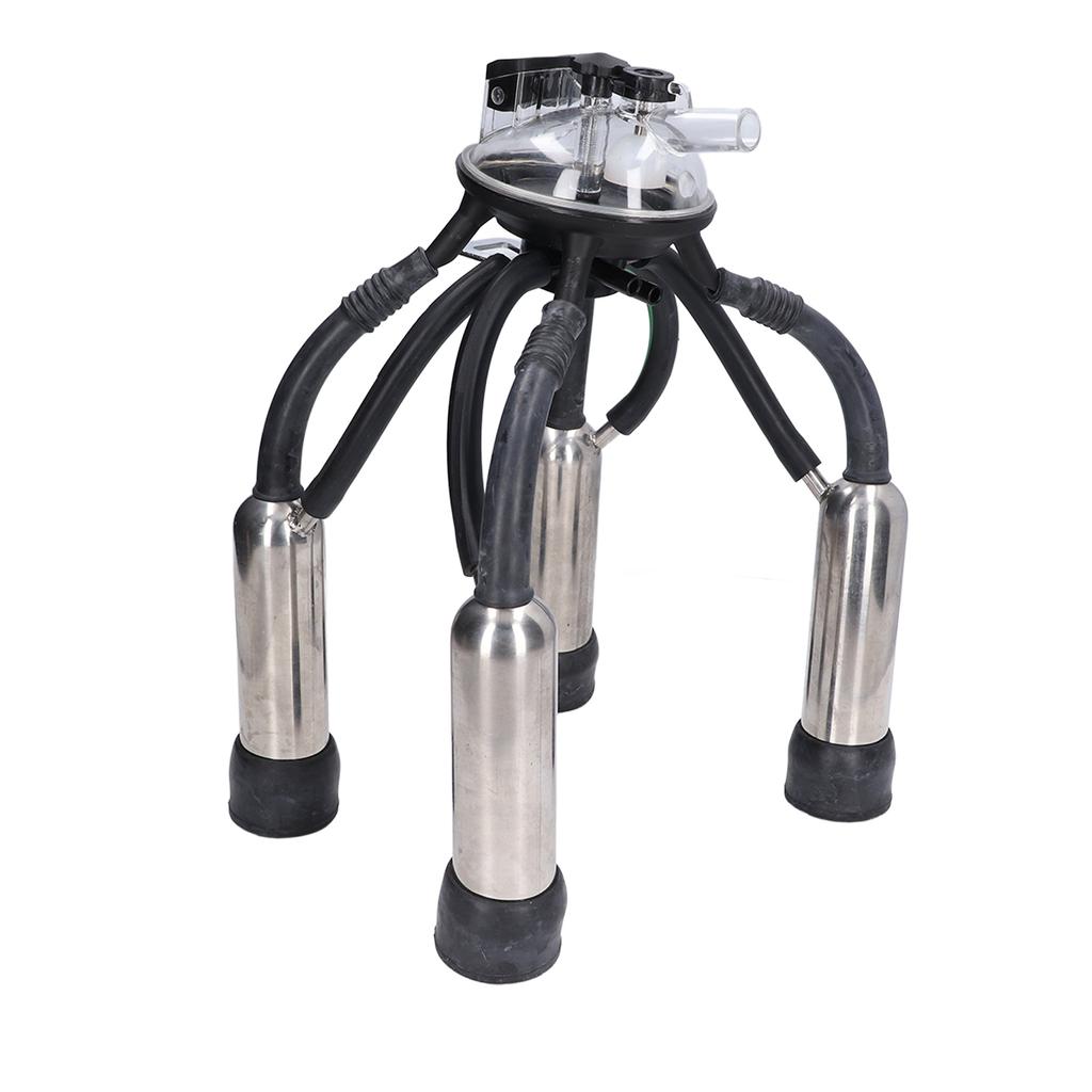Melkklauen-Melkbecher-Set Melkklauen-Set Kuhmelkklauen-Set Silikon Edelstahl Rostfreies Becher-Set für Vakuumpumpe Melkmaschine