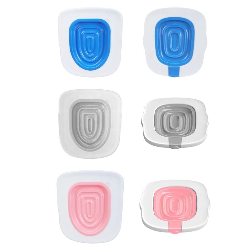 Cats Toilet Training Tool Cats Toilet Seat, Toilet Training System Save Money Teach Your Cats Use Human Toilet blu