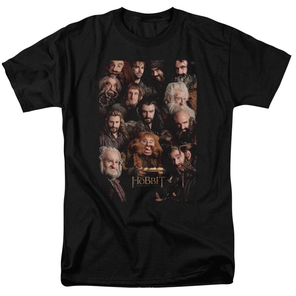 The Lord of The Rings The Hobbit - Dwarves Poster - Adult T-Shirt XXL