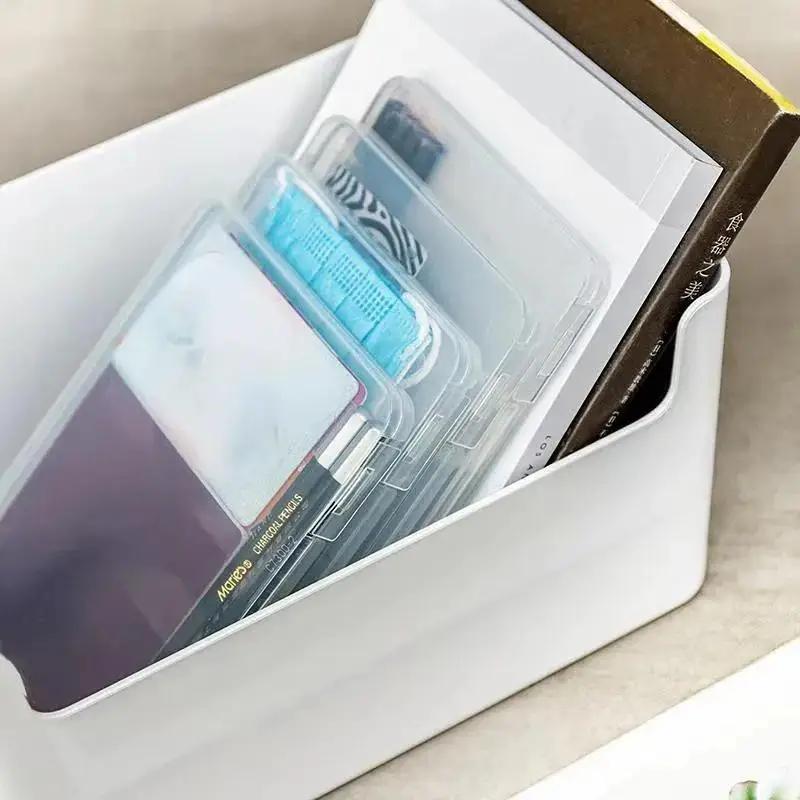 Průhledné jednorázové roušky pouzdro úložný box na karty prachotěsný obal na karty vizitkář dokončovací krabička úložný box na baterie