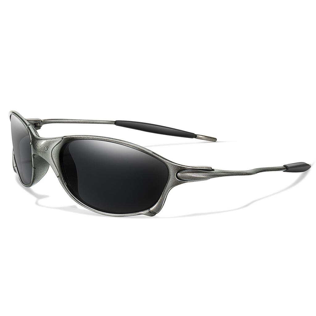 Small PC&Material Frame Eyewear UV400 Cycling Goggles for Outdoor Riding Running Driving Metal Templ Daily Wear Party Sunglasses