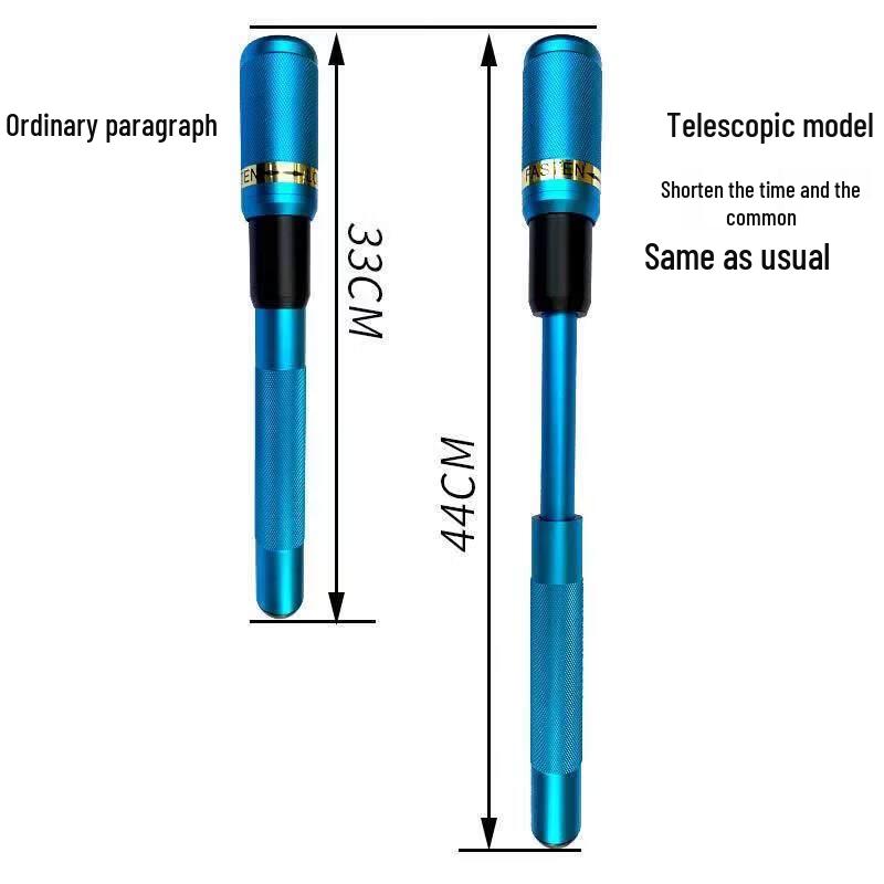 Red Aluminum Alloy Billiard Cue Extension