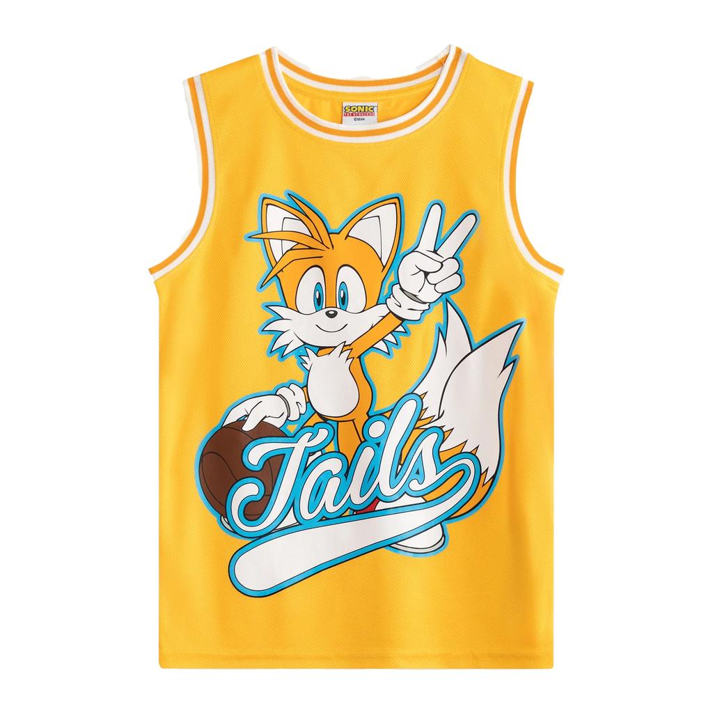 Sonic The Hedgehog Jungen Schwanz Basketball-Set