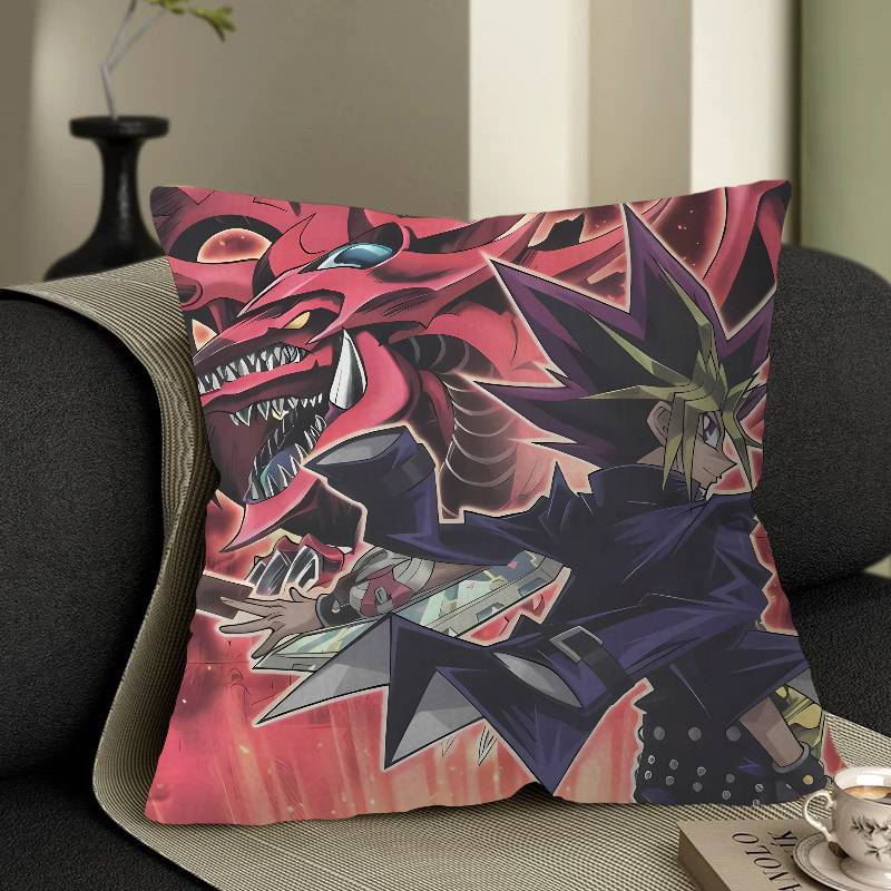 YuGiOh Duel Monsters Decorative Room Aesthetics Pillow Case Home Decor Bedroom Sofa Bed Couch Pillow Cover x