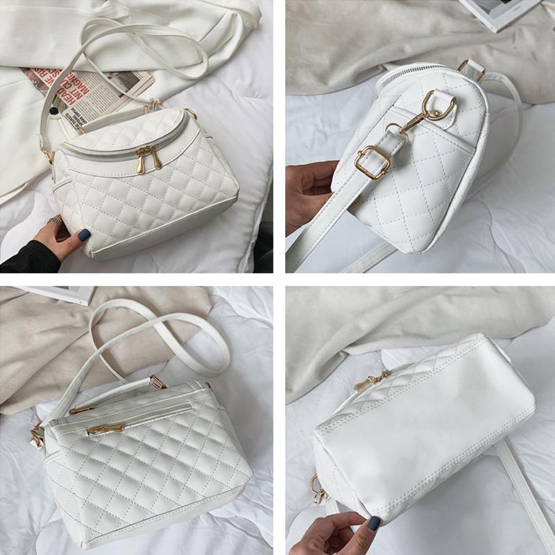 1Pc Fashion Crossbody Bags for Women New Soft PU Leather Luxury Designer Handbag Casual Bucket Bag Ladies Purses And Handbags