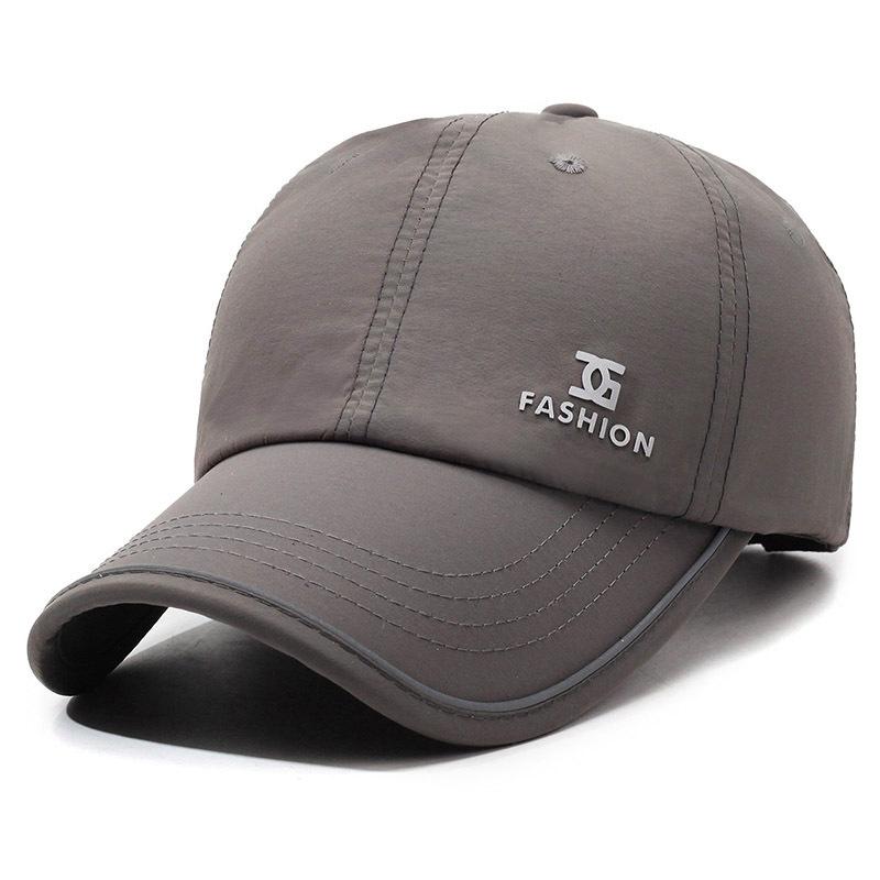 Summer quick-drying hat outdoor visor light and breathable cap men's and women's fashion baseball cap simple sports cap