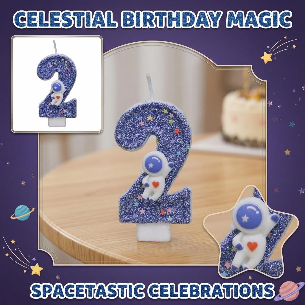Fashion Cartoon Creative Birthday Candles Party Digital Candles