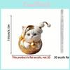 Accessory Acrylic Car Cat Cartoon Decor For Christmas Auto Festive Interior Gift