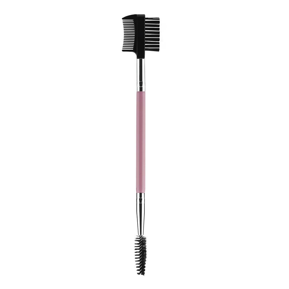 Ran Cai Dual-Use Eyelash & Eyebrow Brush with Wooden Handle - Portable Hot-Selling Makeup Tool