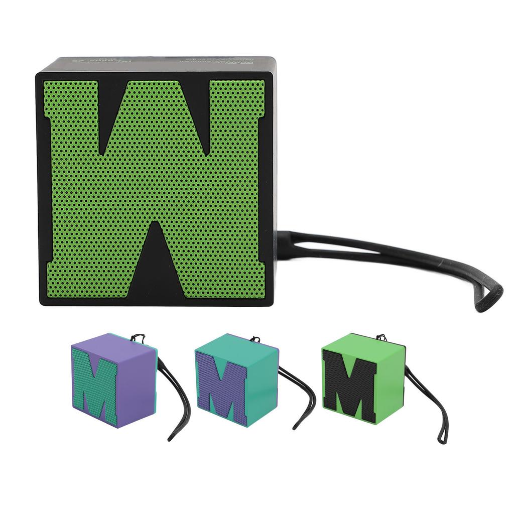 Wireless Miniature Bluetooth 5.4 Speaker IP54 Water Proof 6 Hours Playtime Noise Reduction Lanyard P