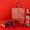 Non-Woven Fabric Red Gift Bags Large Capacity Gift Packing Souvenir Bag  Chinese New Year Spring Festival Shopping Handbags