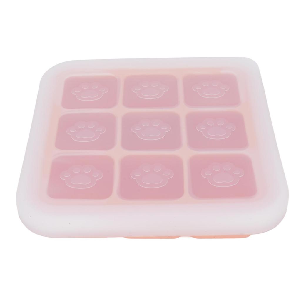 Silicone Ice Cube Tray Multipurpose Flexible Easy Release Baby Food Freezer Tray for Home Kitchen