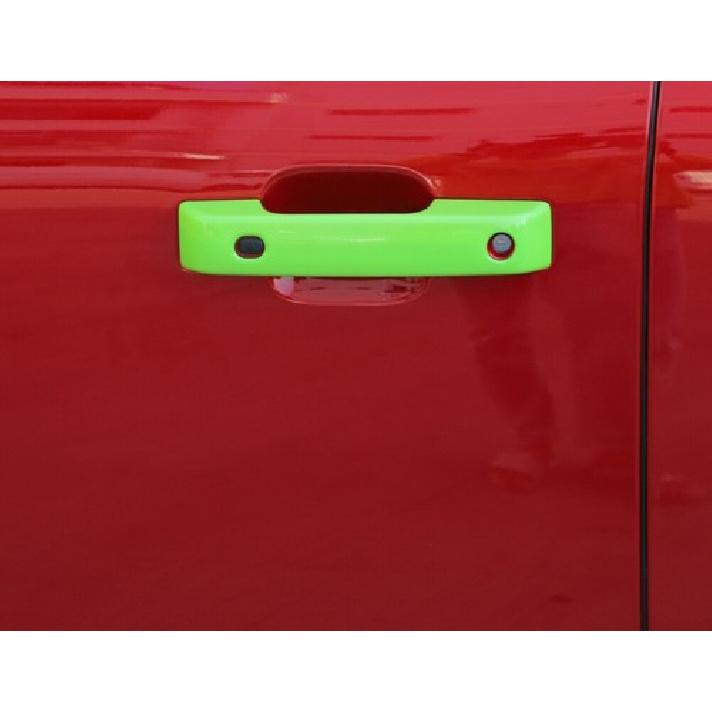 Green ABS Side Door Handle Covers Trim Decor for Ford Bronco -25 Accessories