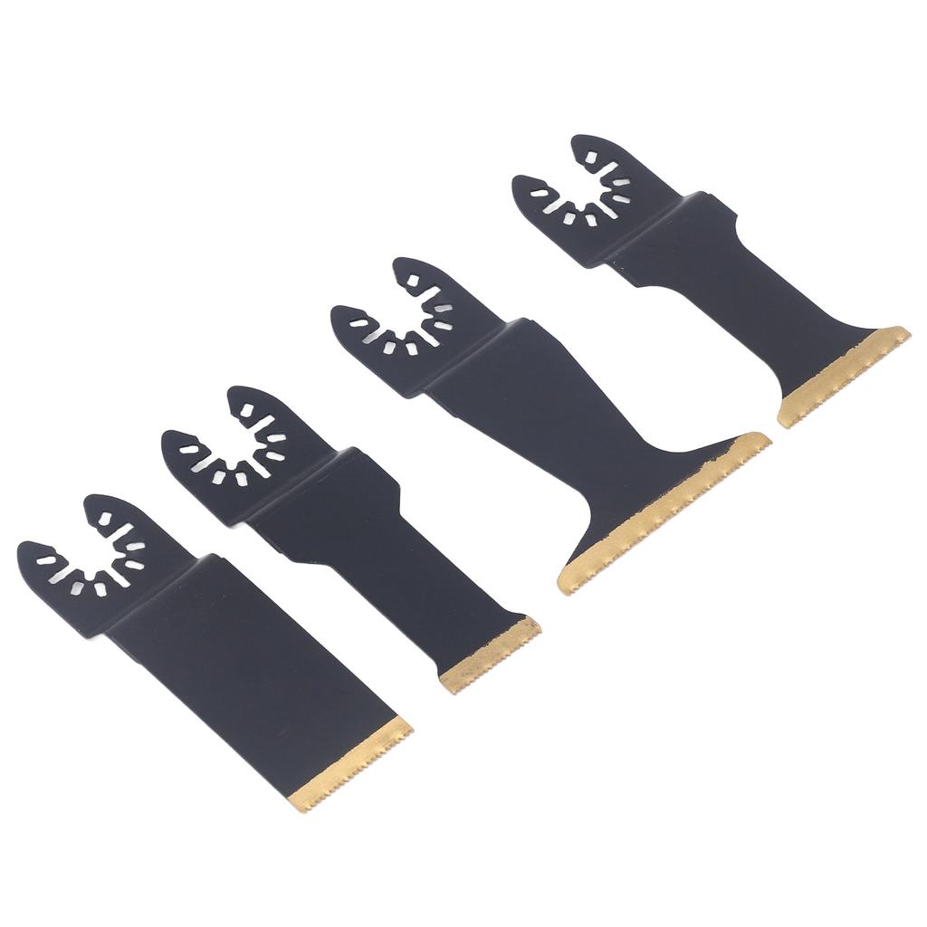 6 ks Oscilačních pilových listů Univerzální Rychloupínací Sada Nástrojového Příslušenství na Dřevo Kov Plast