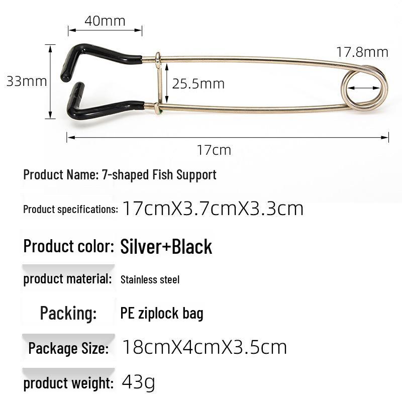 Stainless Steel Fish Mouth Opener and Hook Remover Tool