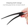 Women Girls Non-slip Metal Hair Clip Crocodile Clip Hairdressing Styling Tool Horn Clip