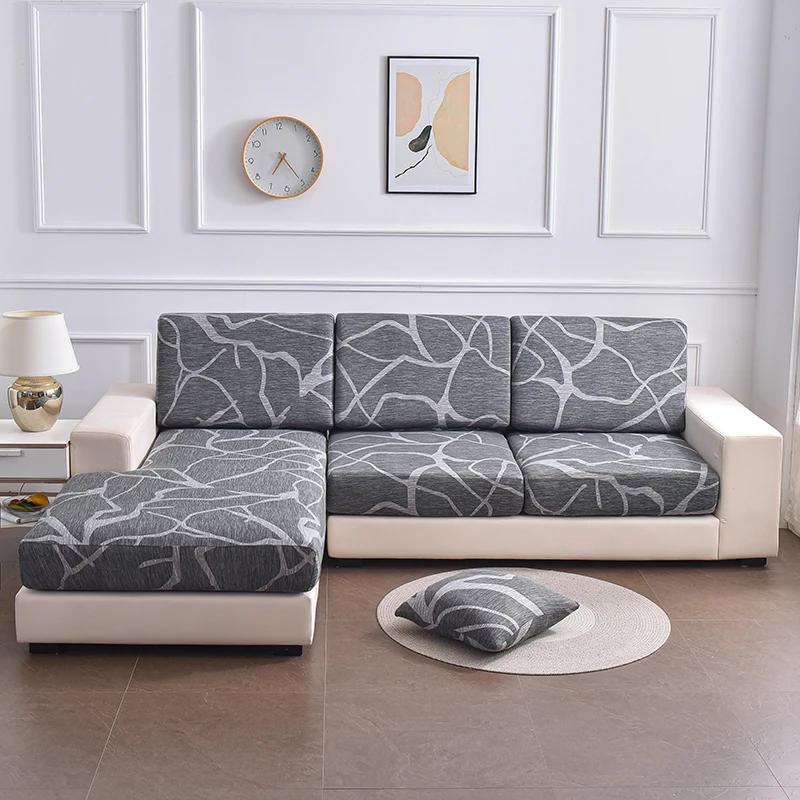 Elastic Sofa Cushion Cover Anti-Dust Sofa Cover For Living Room Pets Kids Seat Cover Chaise Longue Corner L Shape Sofa Slipcover