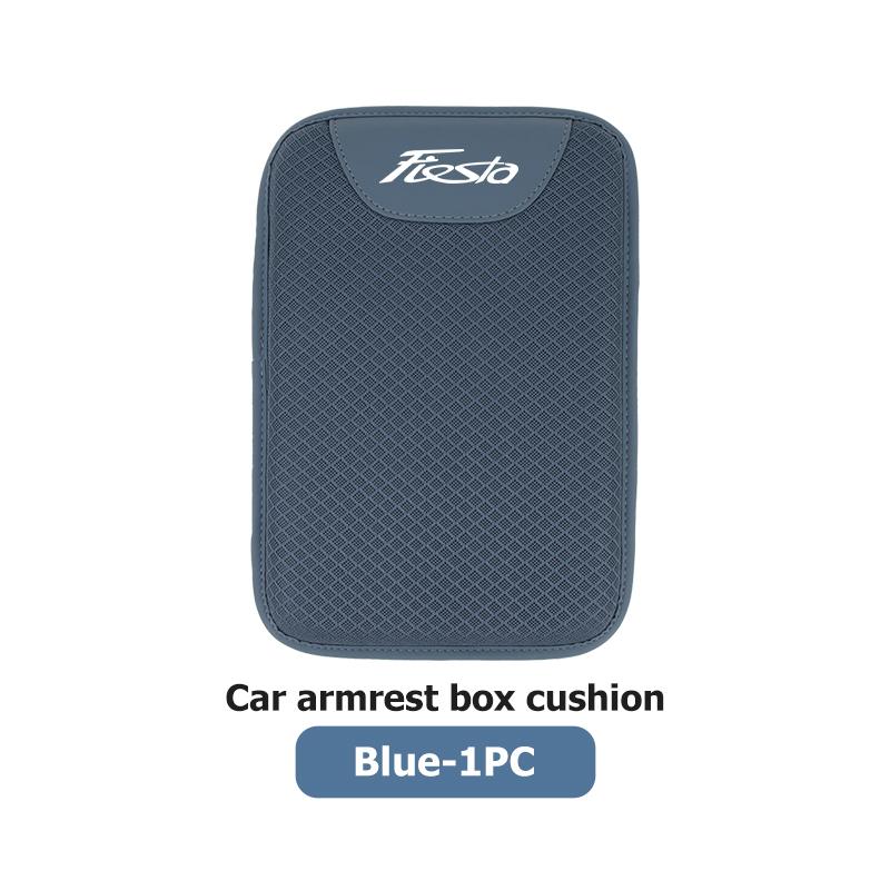 YYQO6 For Ford Universal Ice Silk Car Mounted Armrest Pad Central Armrest Box Height Increasing Pad ST Racing Performance Focus Mk2