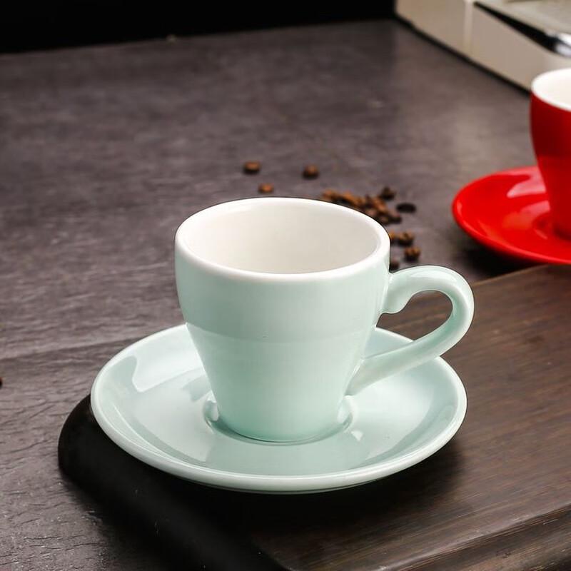 Xiaoyueya Lotus Pond Moonlight Ceramic Coffee Tea Cup & Saucer Set