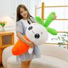 Transform Into a Carrot Rabbit Plush Toy Children's Doll Girls Sleeping Throw Pillow Home Ornament Sofa Pillow