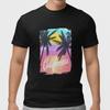 California Beach T Shirt Palm Tree Sunset Summer Vacation Graphic Tee