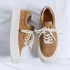 2026 New Casual Leather Vulcanized Shoes Fashion Thick-soled Walking Flats Genuine Leather Outdoor Antiskid Designer Sneakers