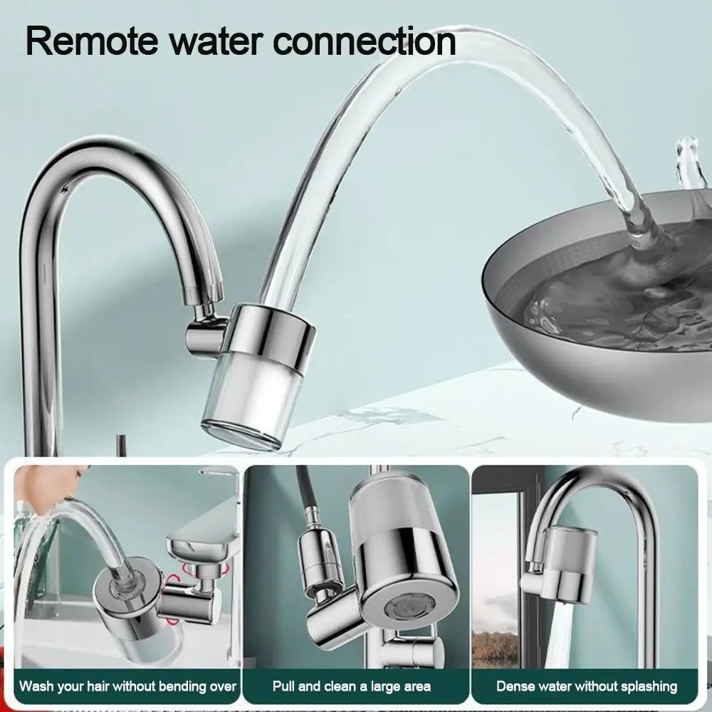 Anti-splash Kitchen Faucet Nozzle 2-Mode Adjustable 720°Rotation Sprayer Nozzle Water Saving Tap Spray Water Outlet Taps