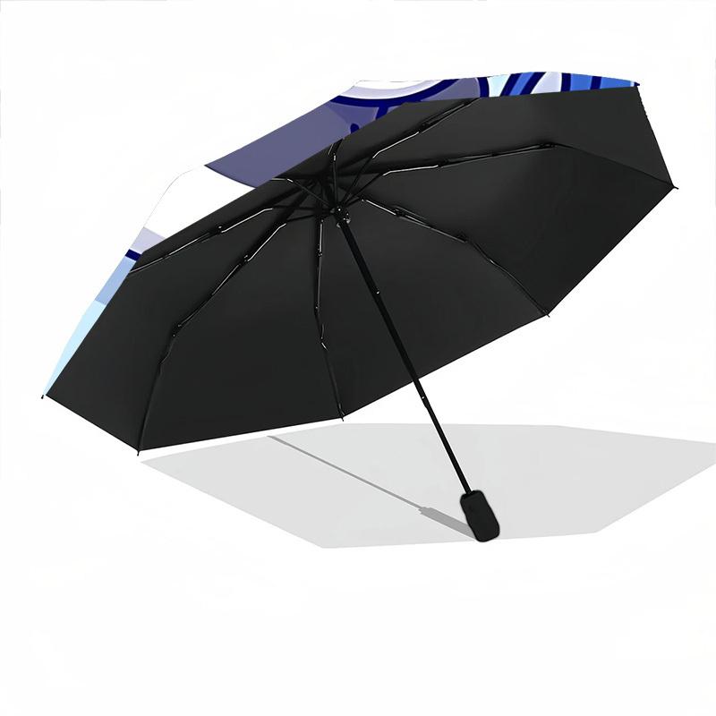 1pc Panda Fitness Auto Open/close, All-Season Portable Folding Umbrella for Women & Men, Travel, Everyday, Formal Events - Compact Luxury Parasol, Out