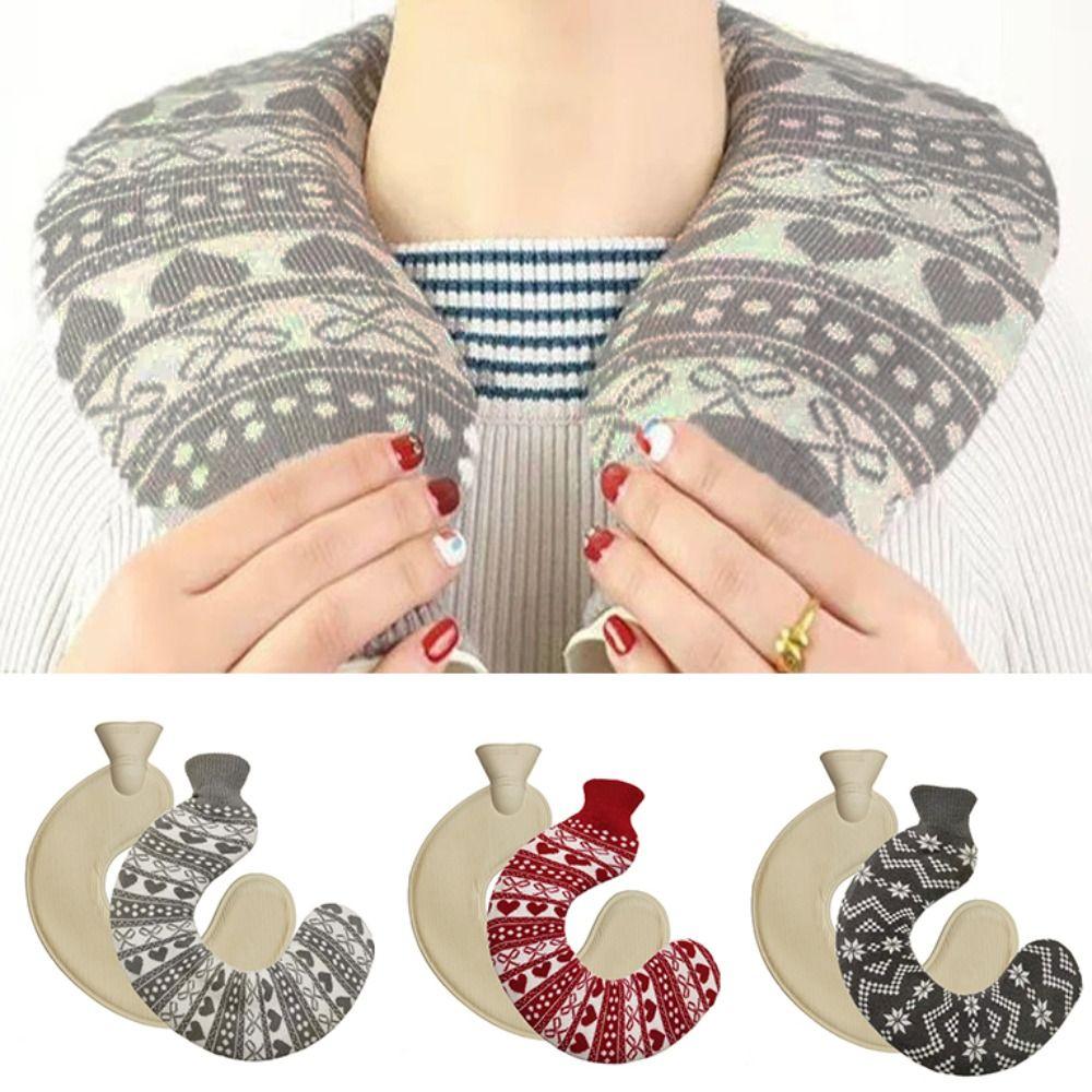 Leak-proof Hot Water Bottle Thickened Hand Warmer Household Neck Shoulder Warmer Office