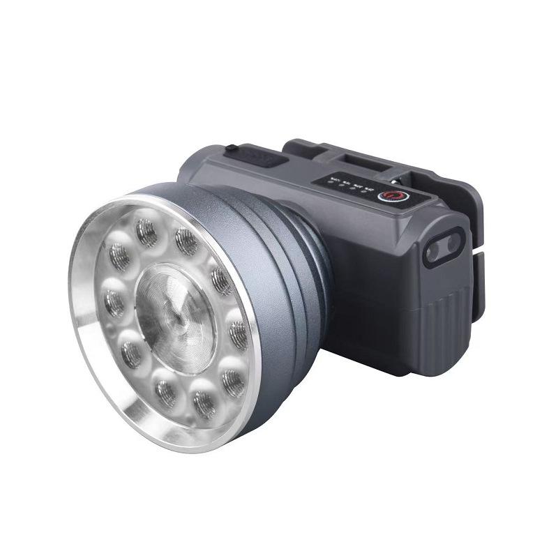 Rechargeable Ultra-Light LED Headlamp for Outdoor Long-Range Fishing and Work
