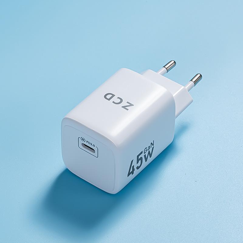 Applicable To Apple Charger 45W GaN Fast Charging Charging Head US-European Mobile Phone Multi-function Plug
