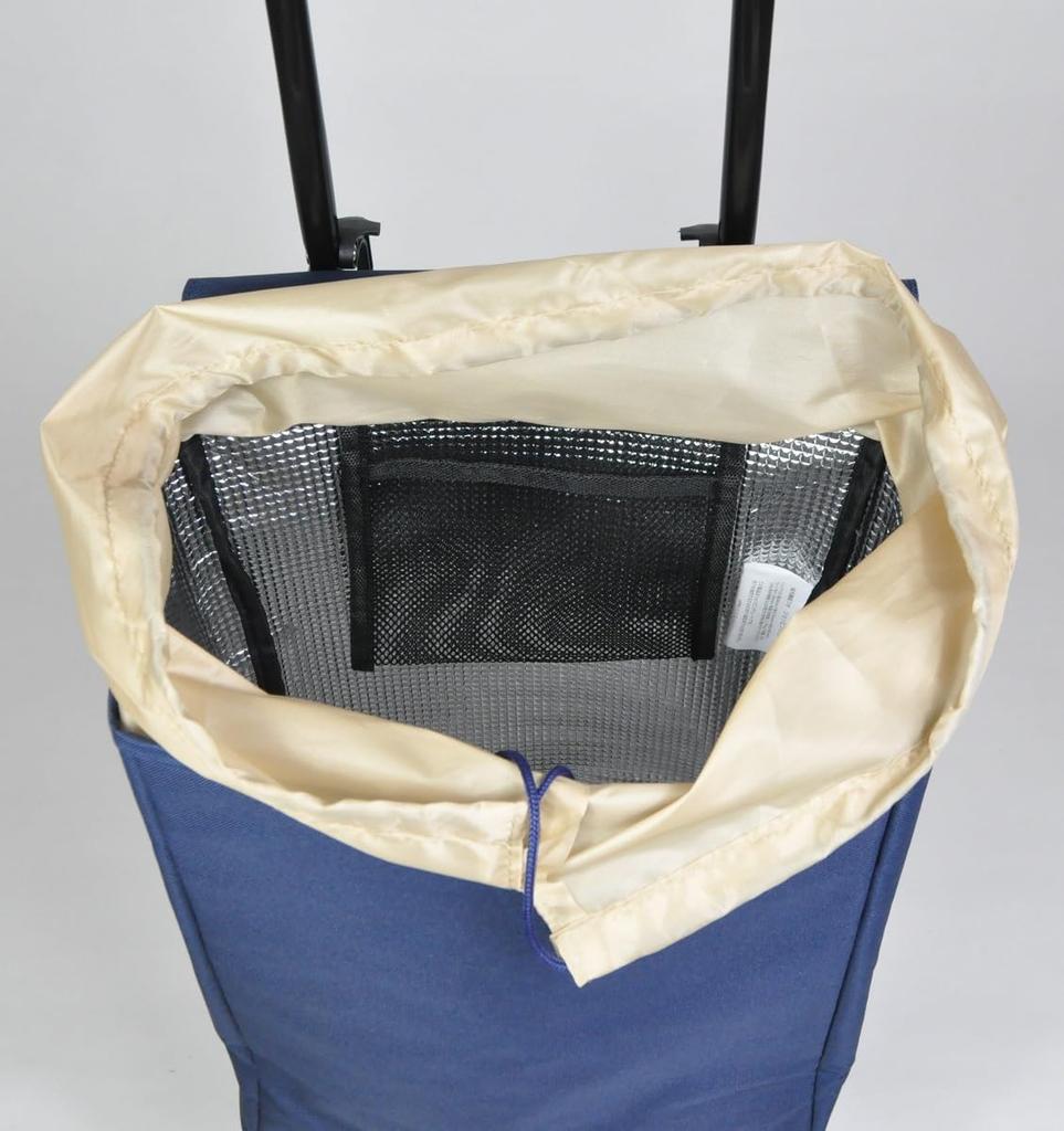 Cocoro Bag-in-Bag 22L Shopping Carry Cart, Navy