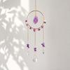 Colorful Crystals Suncatcher Hanging, Sun Catcher with Chain Pendant Ornament, Crystal Balls for Window Home Garden, Christmas Day Party, Wedding