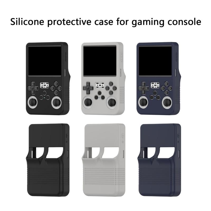 Gamepad Dustproof Housing Silicone Protector Cover for R36S Scratchproof Shell Game Console Waterproof Protective Case