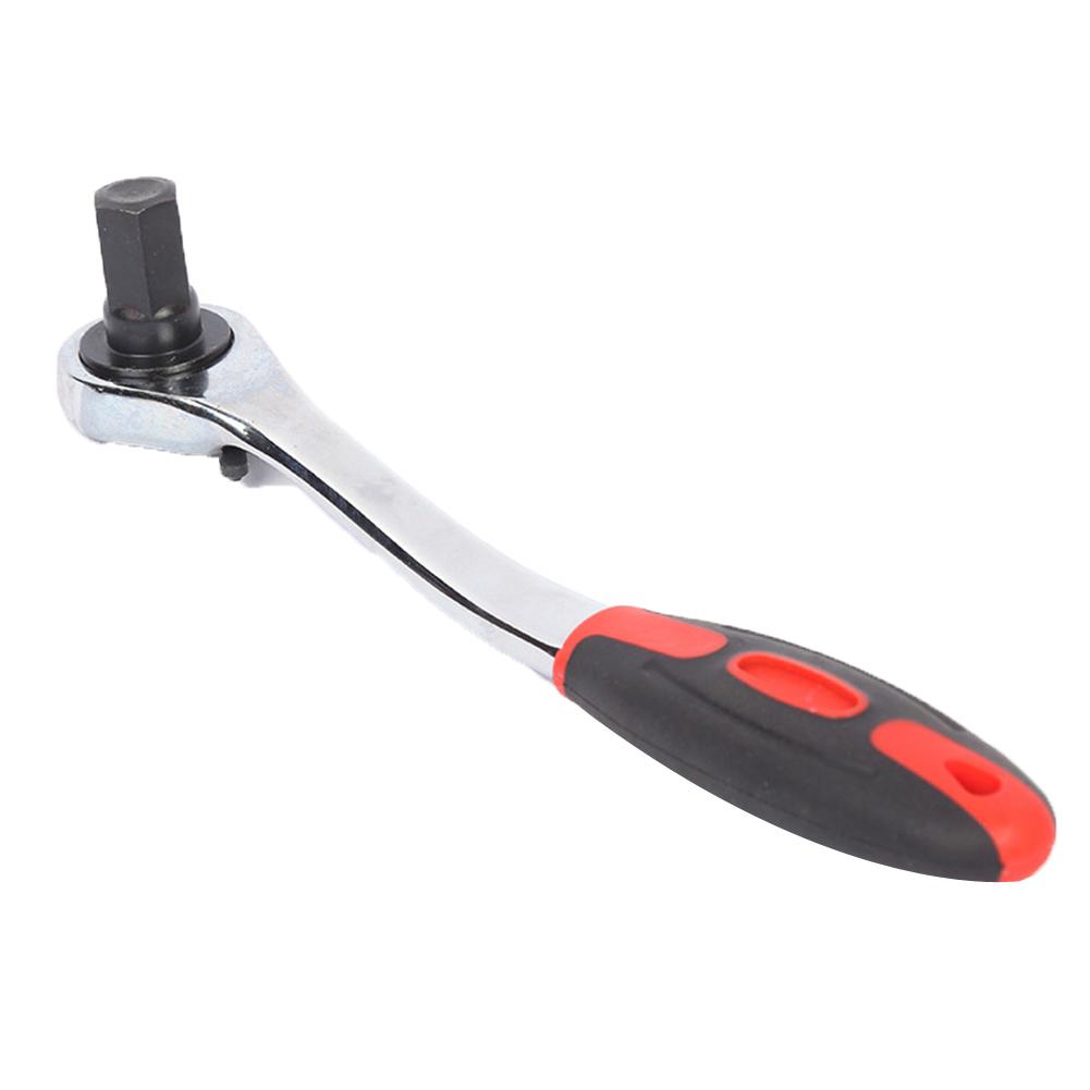 72 Tooth Drive Ratchet Wrench Mini 12-17mm Socket Spanner With Comfortable Rubber Grip Household Small Socket Batch Head