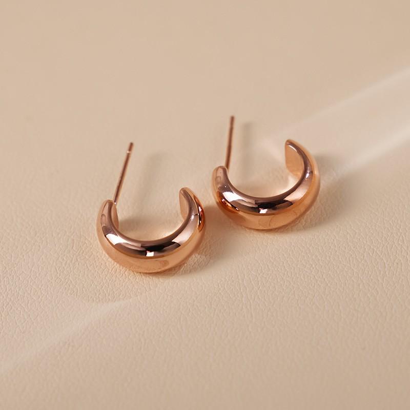 Chic No-Pierce Smooth Ear Clip Earrings for Women – Trendy & Versatile