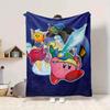 1pc Kirby Flannel Blanket, Soft Skin-Friendly with Digital Printing, Various Sizes Available
