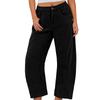Women's Casual Fashion Comfortable High Waist Loose Straight Leg Pants