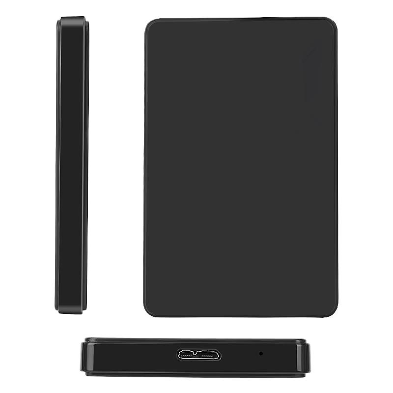 Slim 2.5 Inch SATA HDD Case Box with USB 3.0 ABS Plastic External Hard Drive Enclosure Sleek Design for Easy Storage